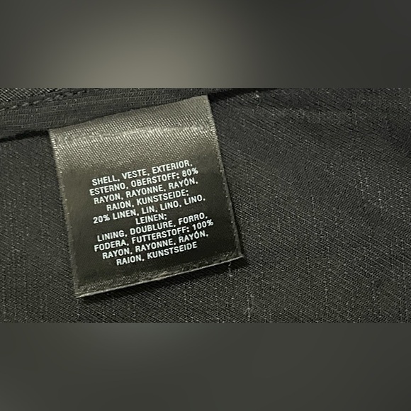 Maeve Anthropologie Becca Linen Blend Square Neck Puff Sleeve Blouse - Picture 7 of 11